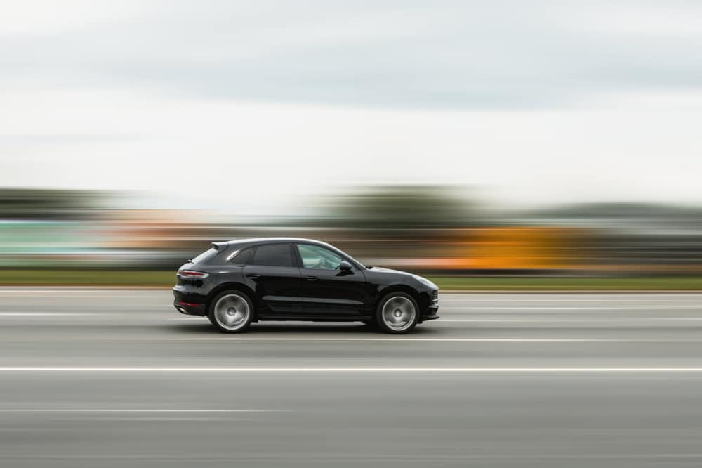 Photo of an Over Speeding Car